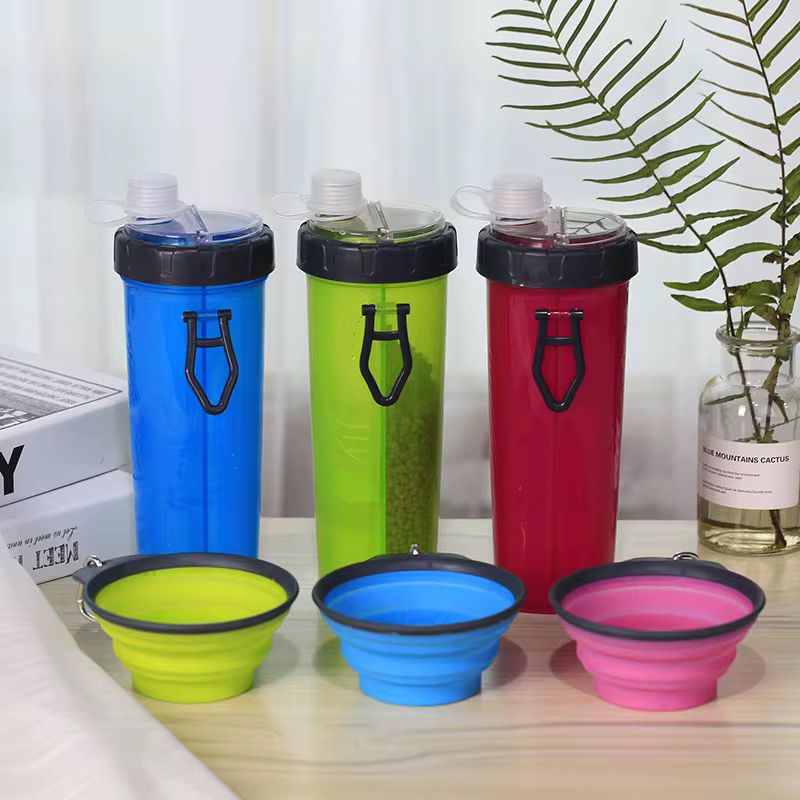 Termo Doble para Mascotas: Agua y Comida