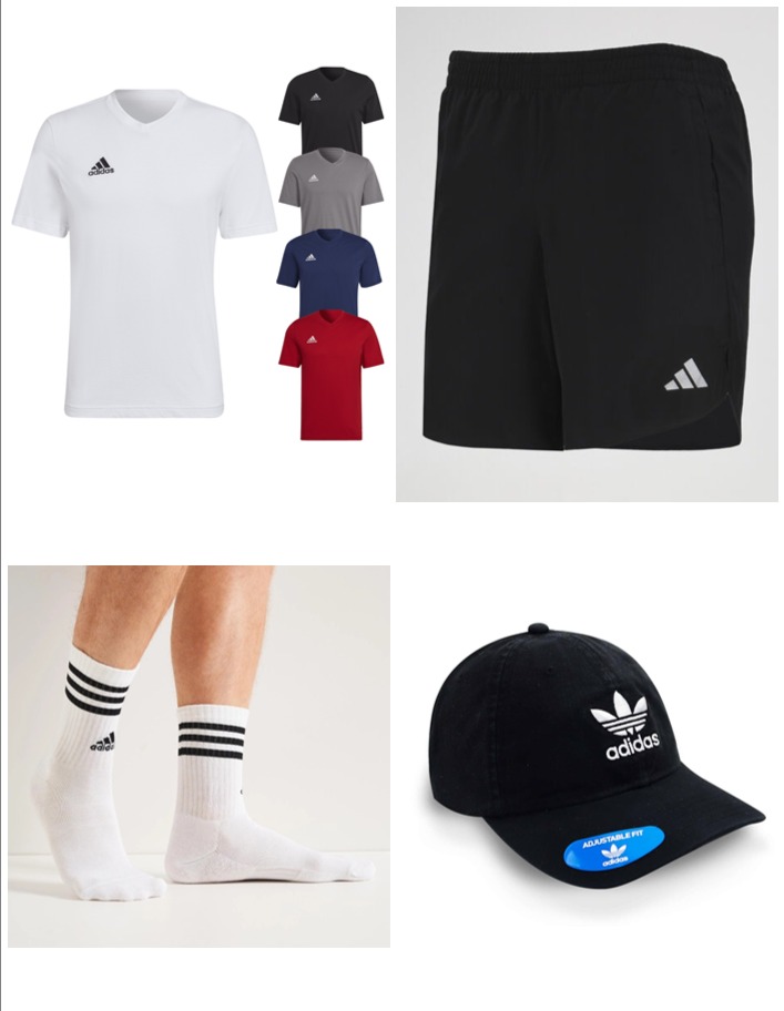 KIT COMPLETO ADIDAS - PANT NEGRA