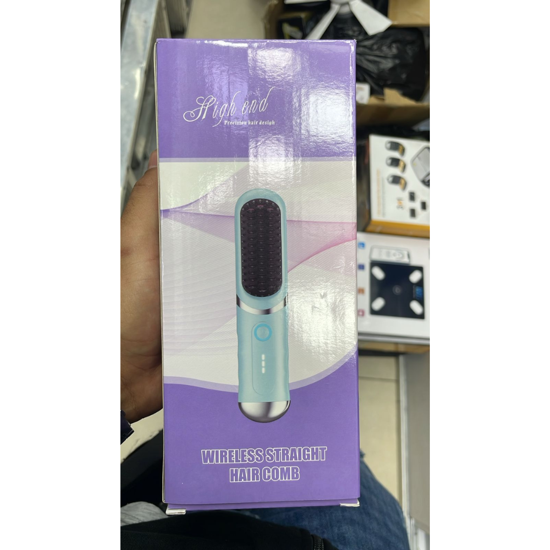 Cepillo Alisador Inalámbrico Recargable Usb - Portátil