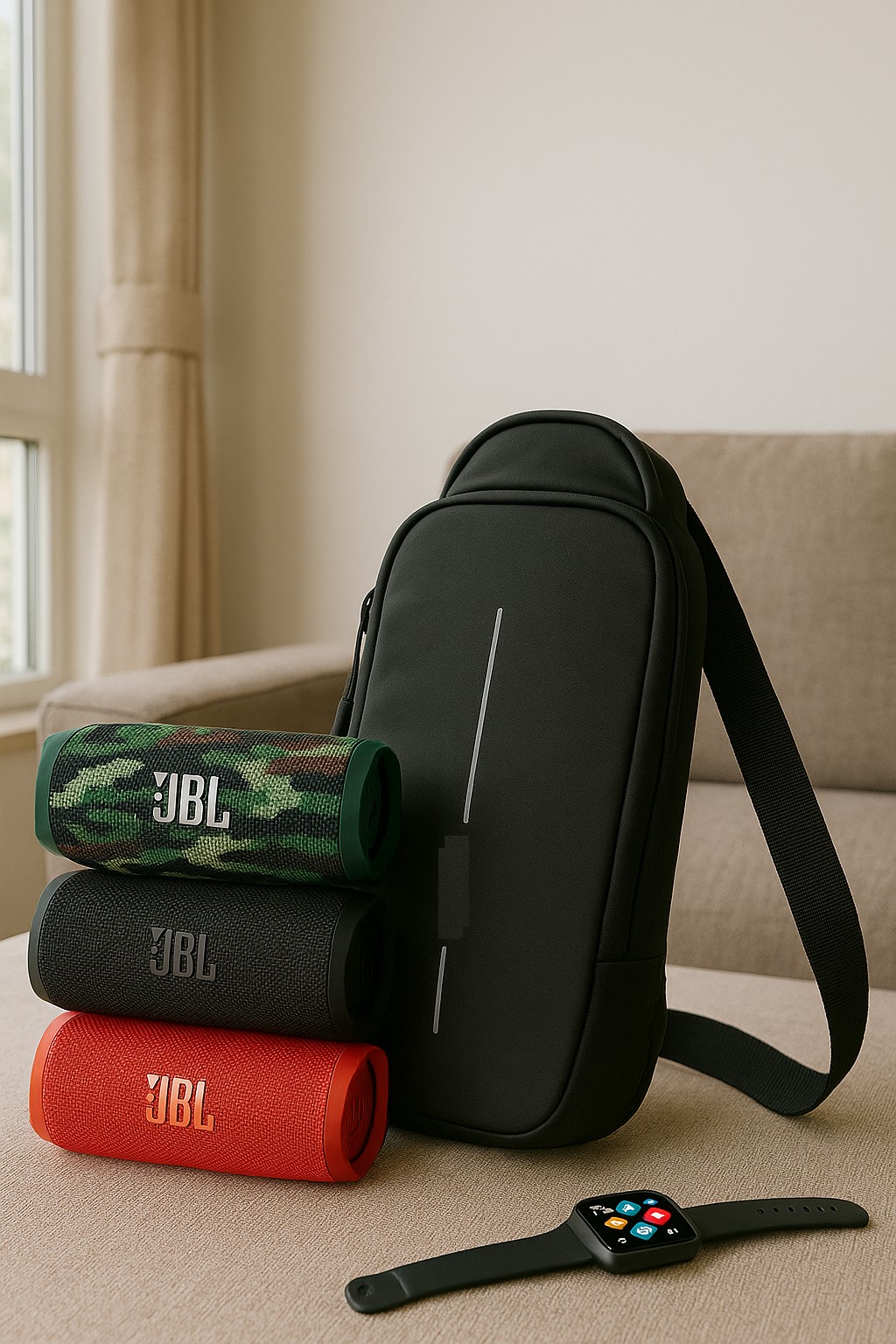 Combo Reloj t500 + charge5 + bolso antirobo