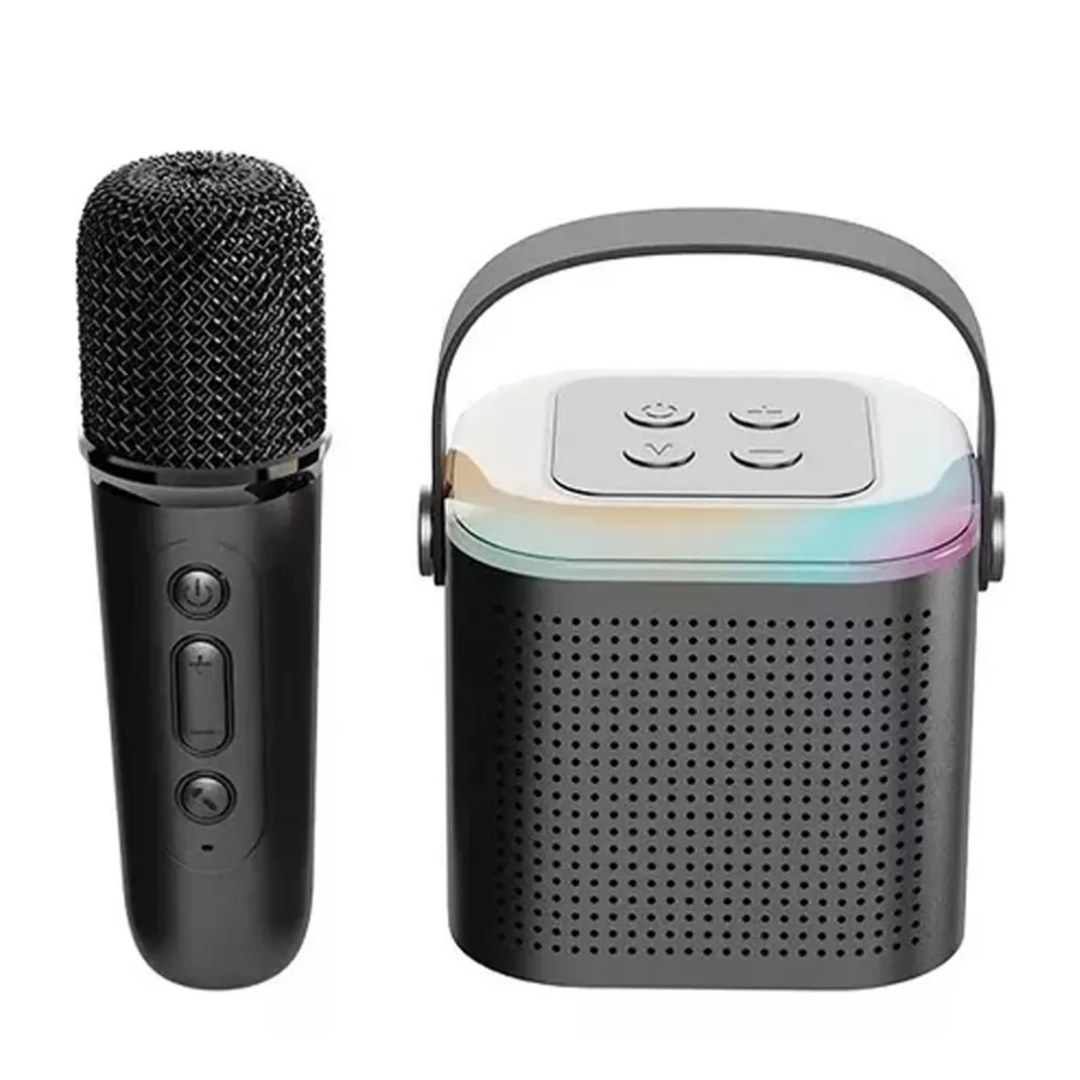 Mini Parlante con Micrófono Karaoke