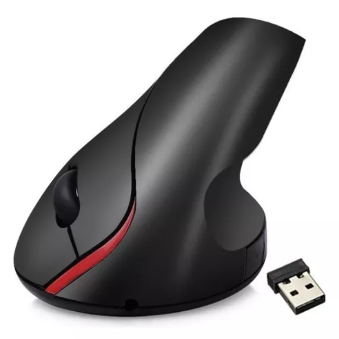 Mouse Inalámbrico Vertical Ergonómico Recargable