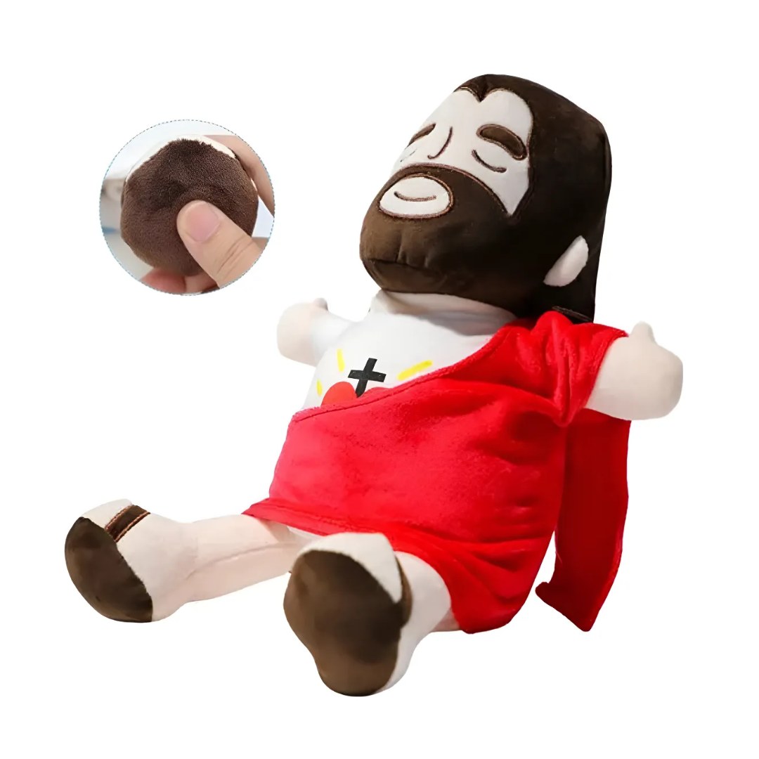 Peluche de Jesús con Función Relajante