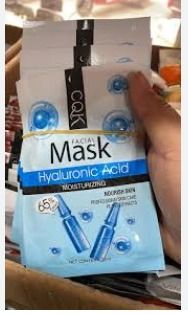Mascarilla Ácido Hialurónico x 10