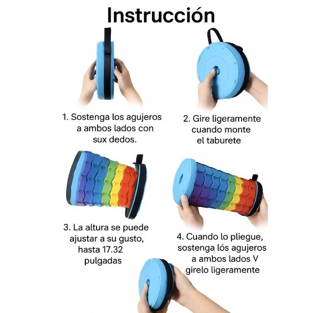 Asiento Retráctil Portátil