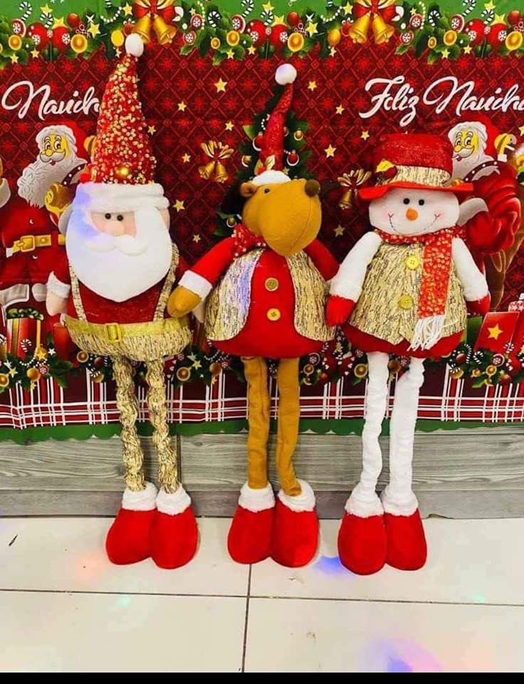 Muñeco navideño decorativo x 1