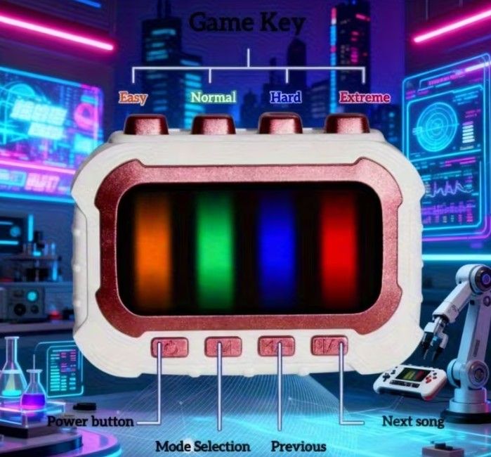 Mini consola de juegos de ritmo portátil