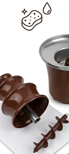 Fuente de chocolate 3 niveles
