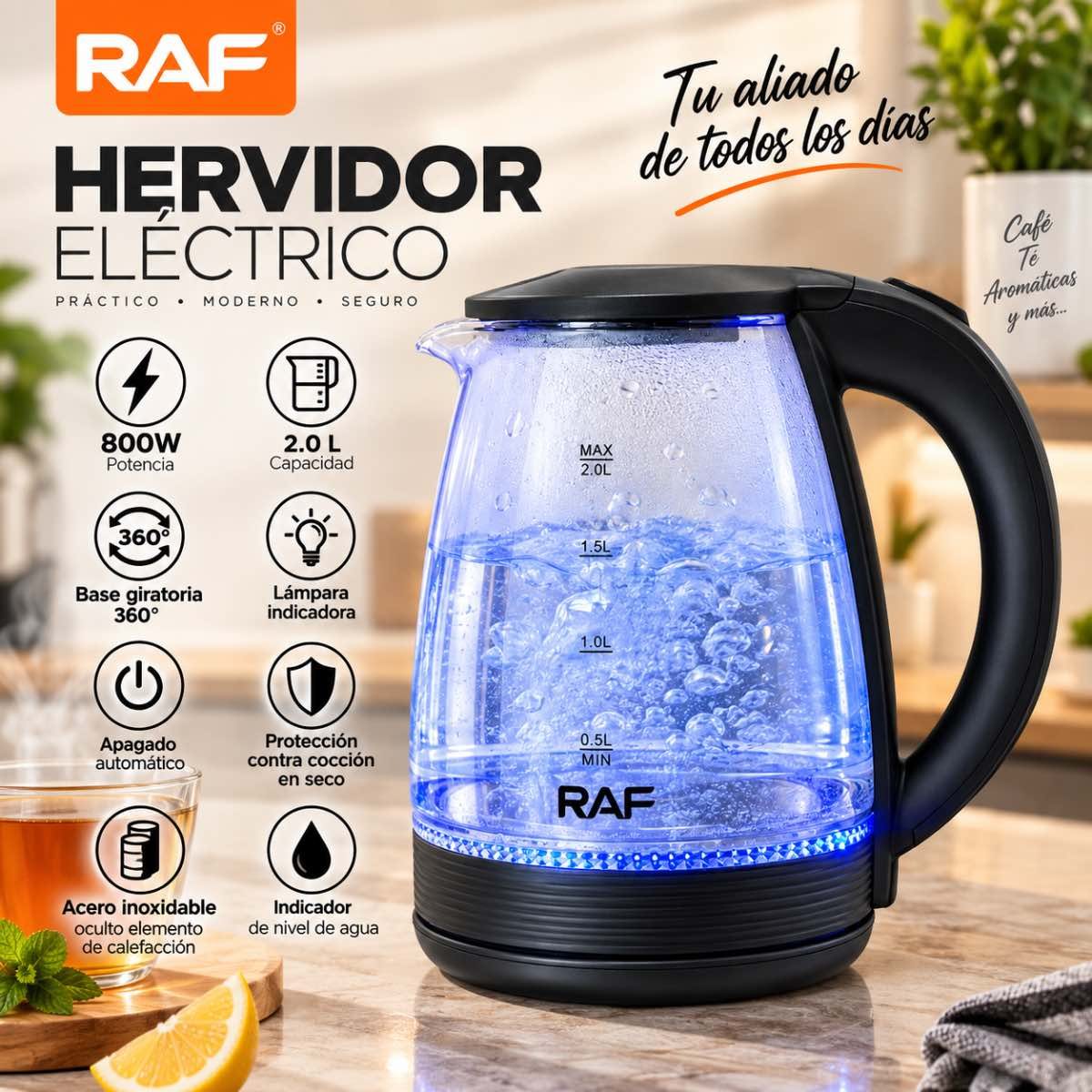 Hervidora de Vidrio Raf R.97218-110