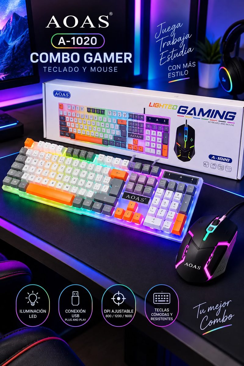 Combo Teclado Gamer
