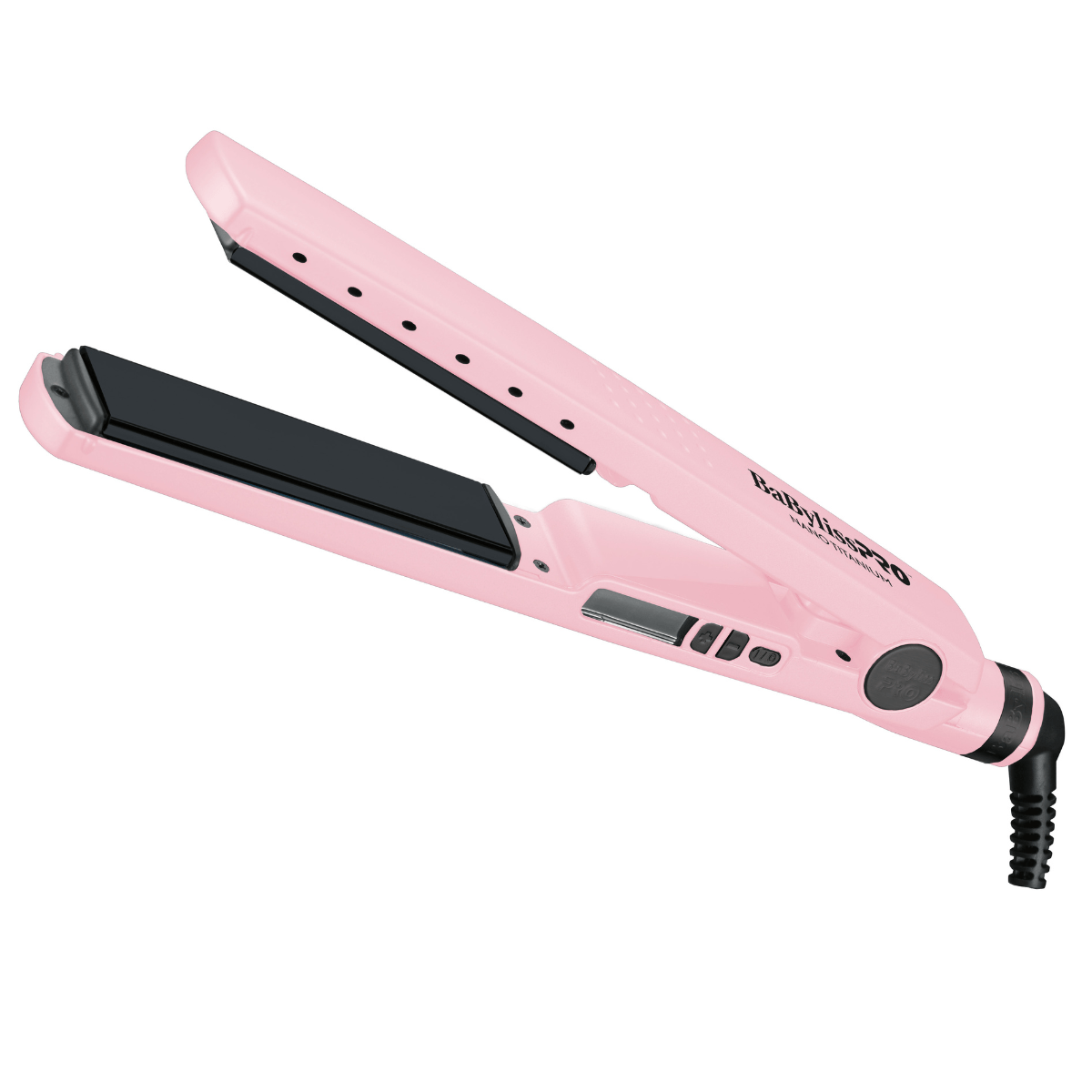 plancha para cabello super delgada rosa