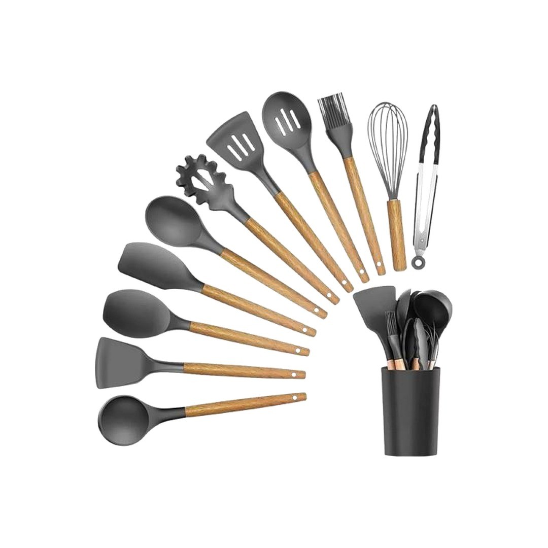 Set de utensilios de cocina en silicona
