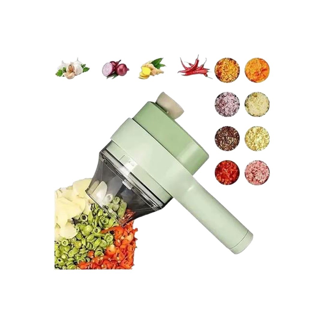Picador de verduras eléctrico 4 en 1