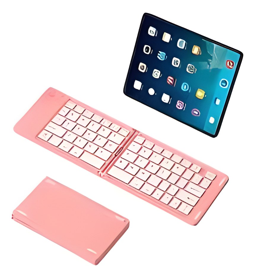 Teclado Bluetooth Plegable Portátil
