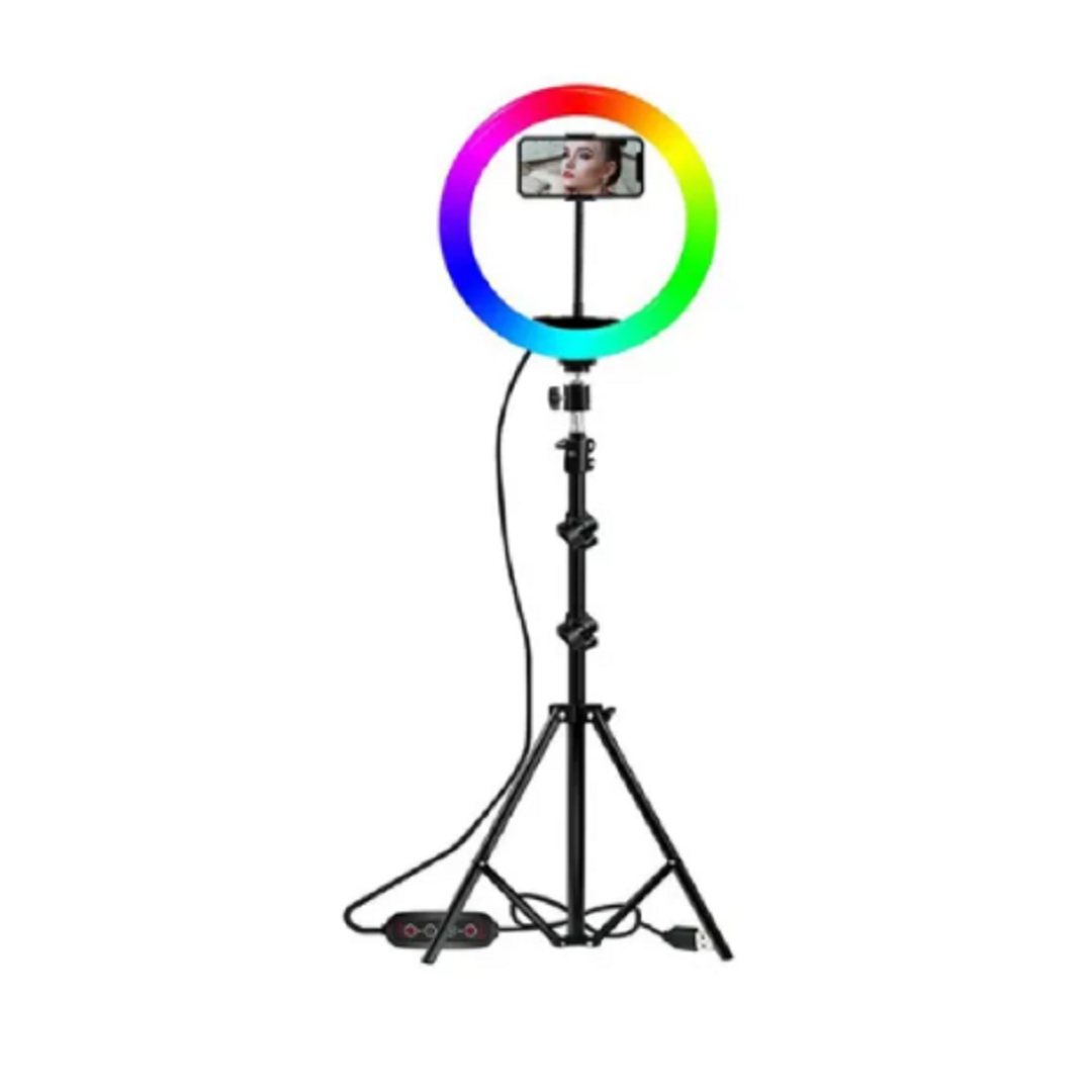 Aro Colores Luz Lampara Led 26Cm Rgb
