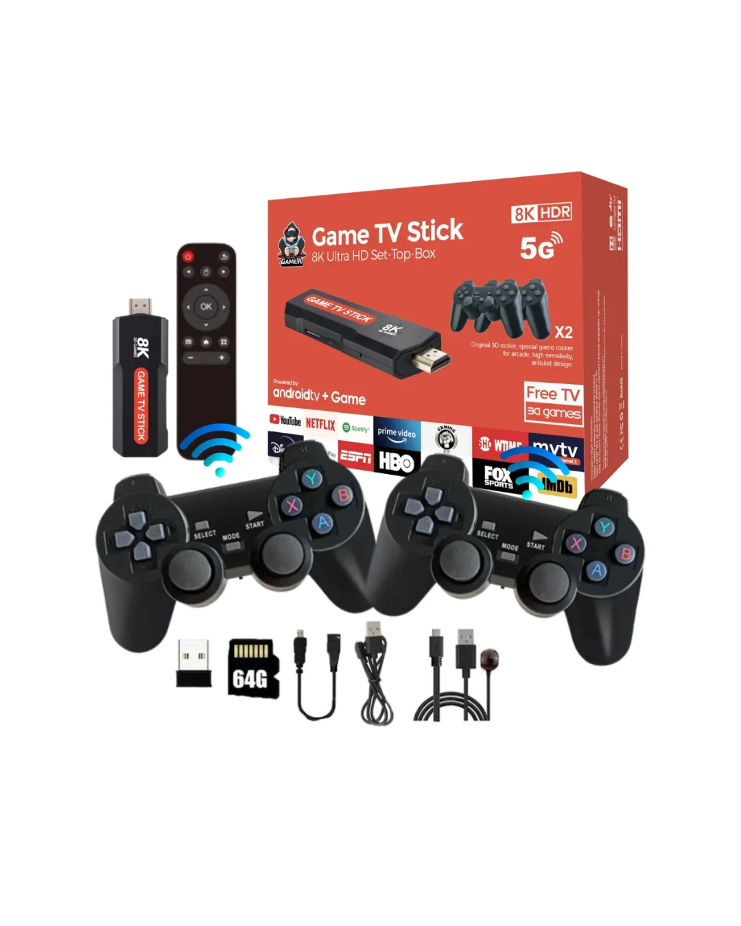 GAME TV STICK 8K Q9 