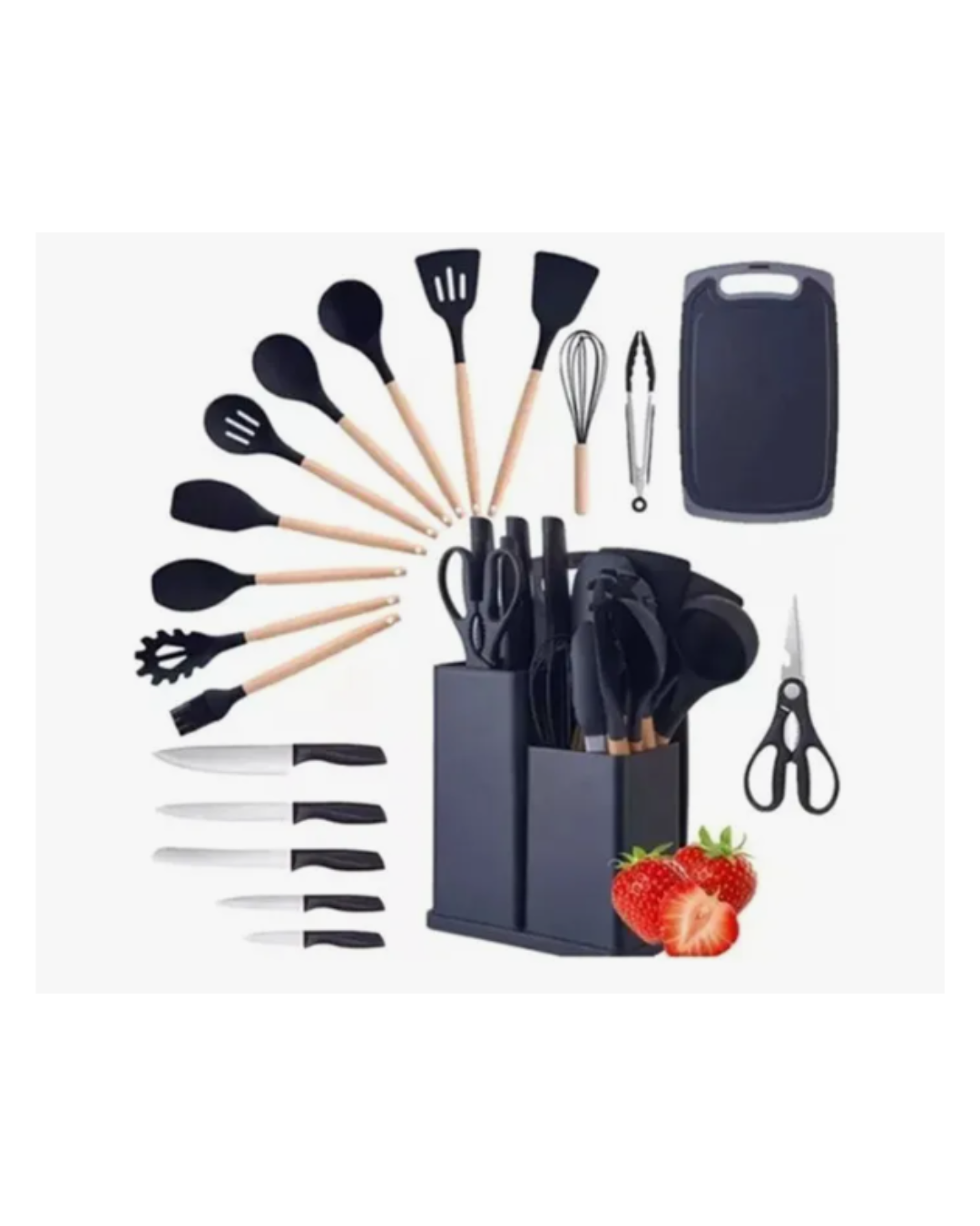 SET DE UTENSILIOS CON TABLA