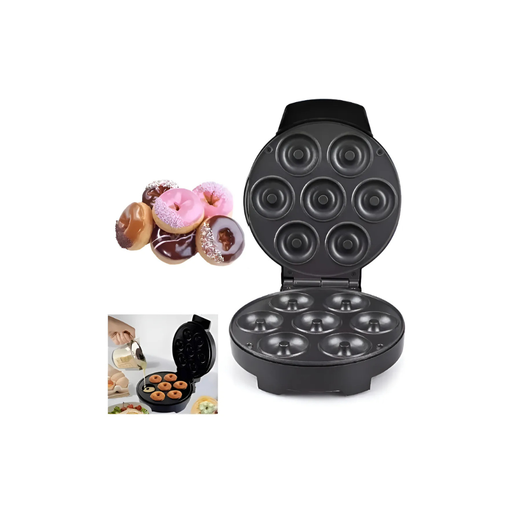 Máquina Mini Donas 7 Rosquillas 1000W